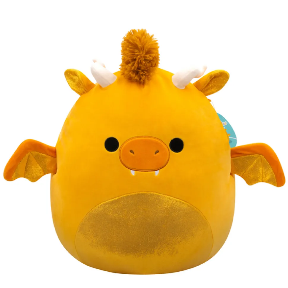 Squishmallows 16 Inch S20 Mister Gold Dragon With Sparkle Belly Shop