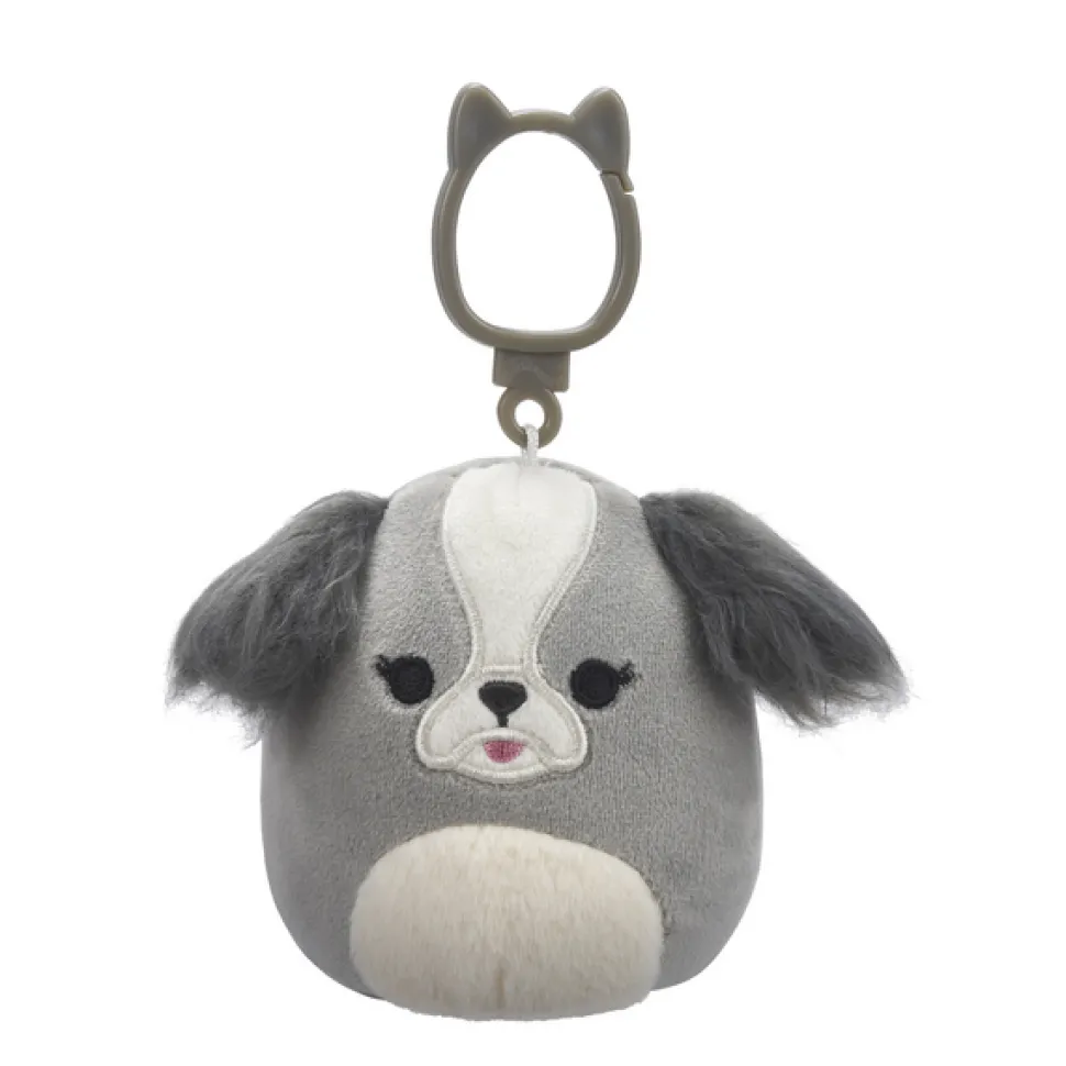 Squishmallows 3.5 Inch Series 21 Clip On Malu The Shih-Tzu Hot