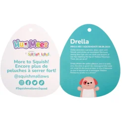 Squishmallows Hugmees 10 Inch Plush Drella Peach Dog Cheap
