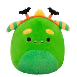 Squishmallows Season Halloween 7.5 Inch Plush Callum Green Monster With Bat Headband Fashion