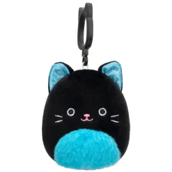 Squishmallows Season Halloween 3.5 Inch Plush Clip-On Eponine Black Cat With Neon Blue Fuzzy Belly And Sparkle Ears Outlet