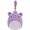 Squishmallows Valentines 3.5 Inch Plush Clip-On Francine The Frog Discount