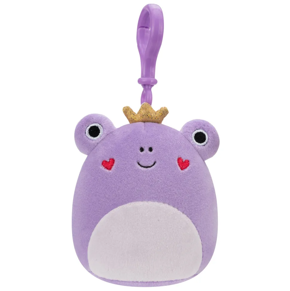 Squishmallows Valentines 3.5 Inch Plush Clip-On Francine The Frog Discount