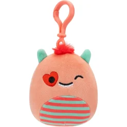 Squishmallows Valentines 3.5 Inch Plush Clip-On Willett The Monster Flash Sale