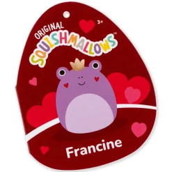 Squishmallows Valentines 3.5 Inch Plush Clip-On Francine The Frog Discount