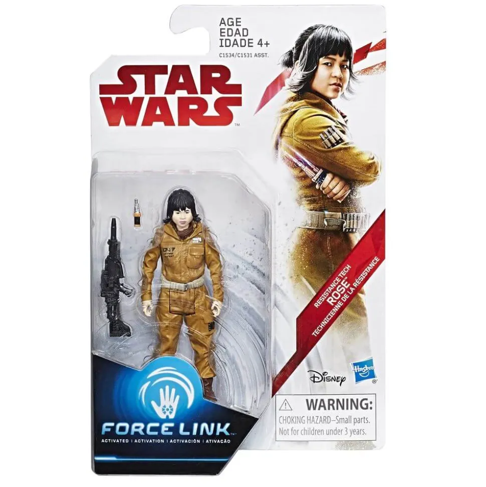 Star Wars E8 3.75 Inch(9cm) Teal Figure Collection Resistance Tech Rose Fashion