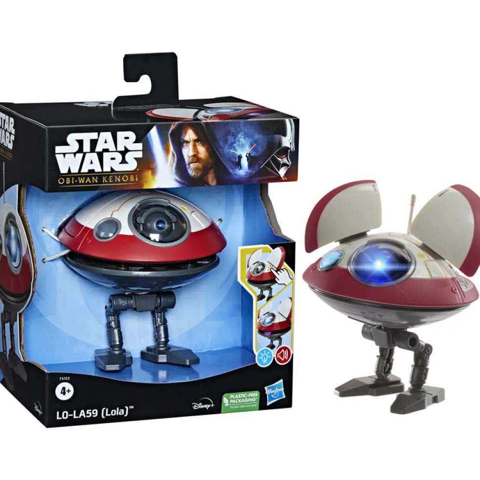 Star Wars Obi-Wan Kenobi Lo-La59 (Lola) Interactive Electronic Figure Cheap