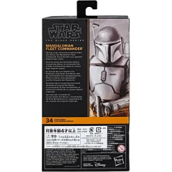 Star Wars S3 Black 6 Inch Figure Mandalorian Fleet Commander Fashion