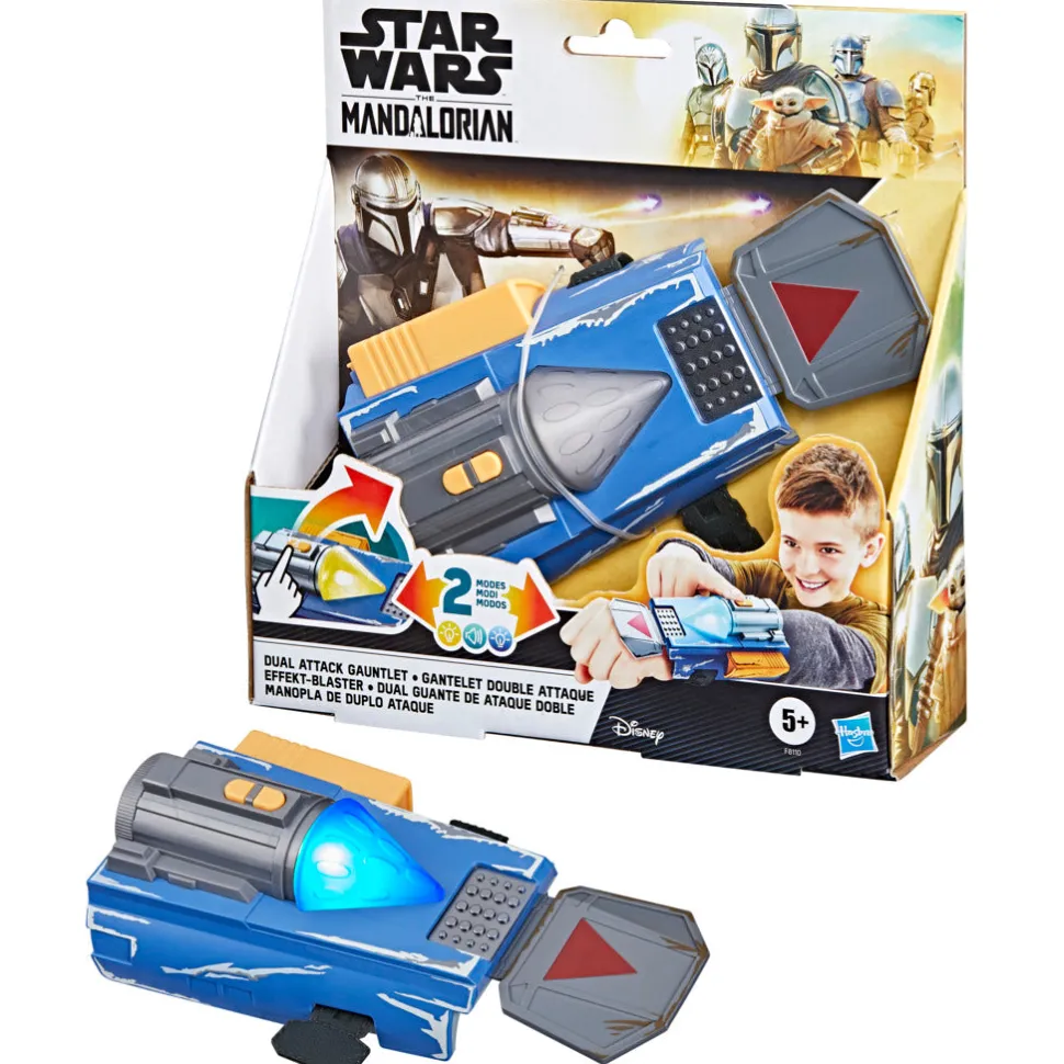 Star Wars The Mandalorian Dual Attack Gauntlet New
