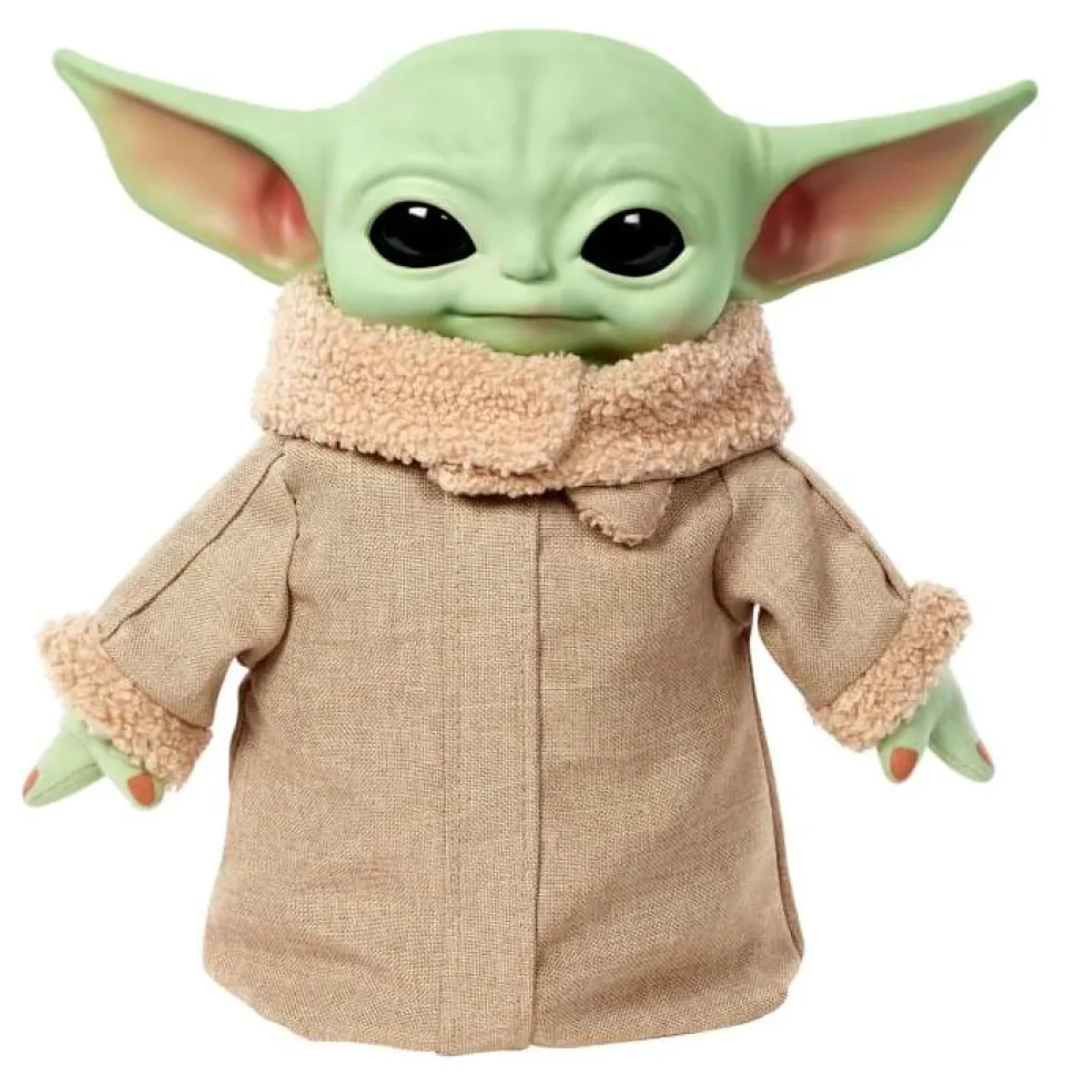 Star Wars The Mandalorian Squeeze & Blink Grogu Plush New