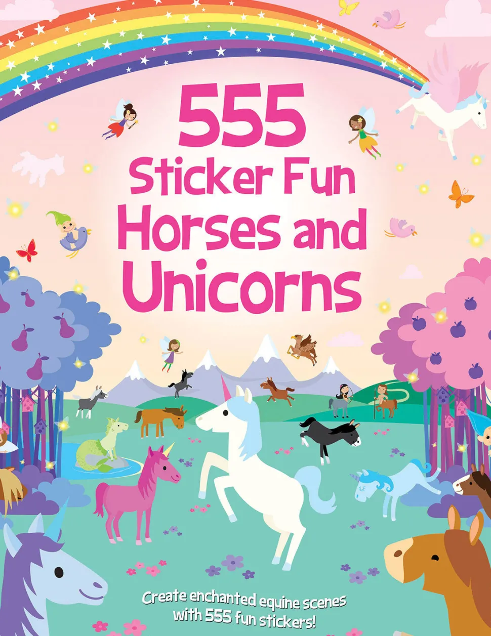 Toyworld NZ 555 Sticker Fun Horses And Unicorns Activity Book Clearance