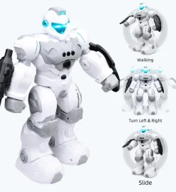 Toyworld NZ Subotech Remote Control Guardian Police Robot With Weapon Outlet