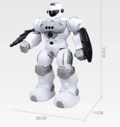 Toyworld NZ Subotech Remote Control Guardian Police Robot With Weapon Outlet