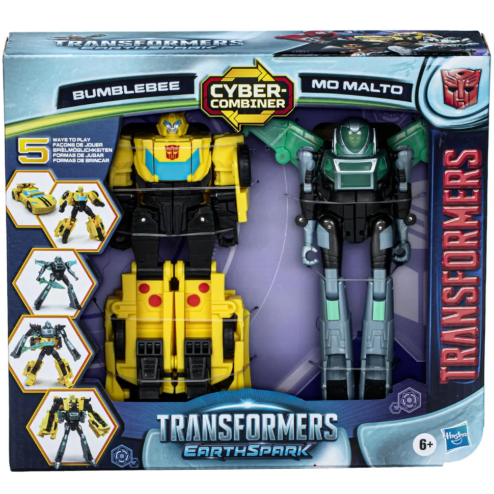 Transformers Earthspark Cyber-Combiner Bumblebee And Mo Malto Cheap