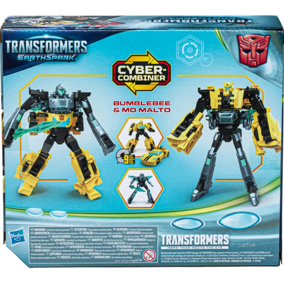 Transformers Earthspark Cyber-Combiner Bumblebee And Mo Malto Cheap