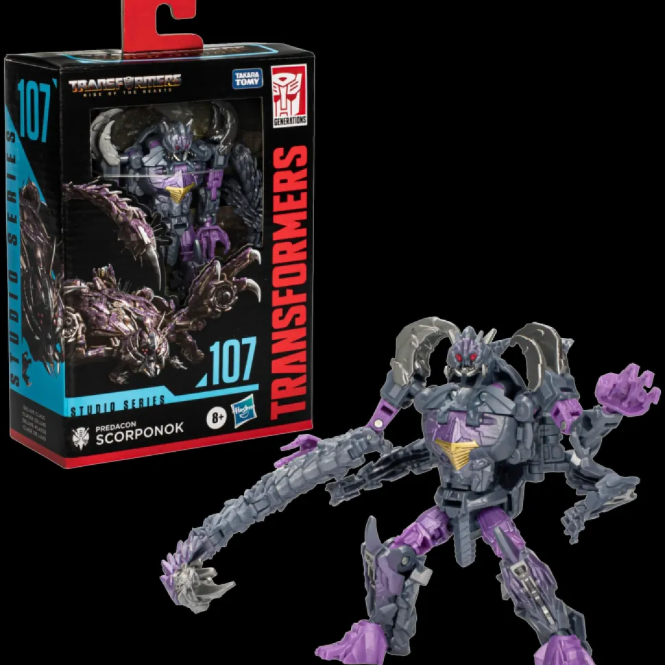 Transformers Rise Of The Beasts - Predacon Scorponok Studio Series Deluxe Class 4.5 Inch Action Figure Discount