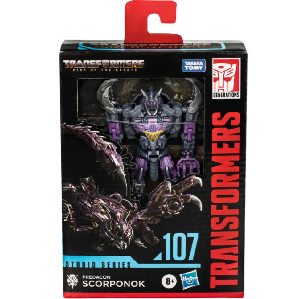 Transformers Rise Of The Beasts - Predacon Scorponok Studio Series Deluxe Class 4.5 Inch Action Figure Discount