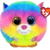 Ty Beanies Ty Beanie Ball - Gizmo Rainbow Cat Hot
