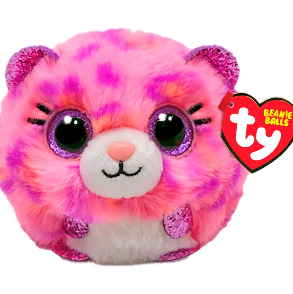 Ty Beanies Ty Beanie Ball - Topaz Pink Leopard Clearance