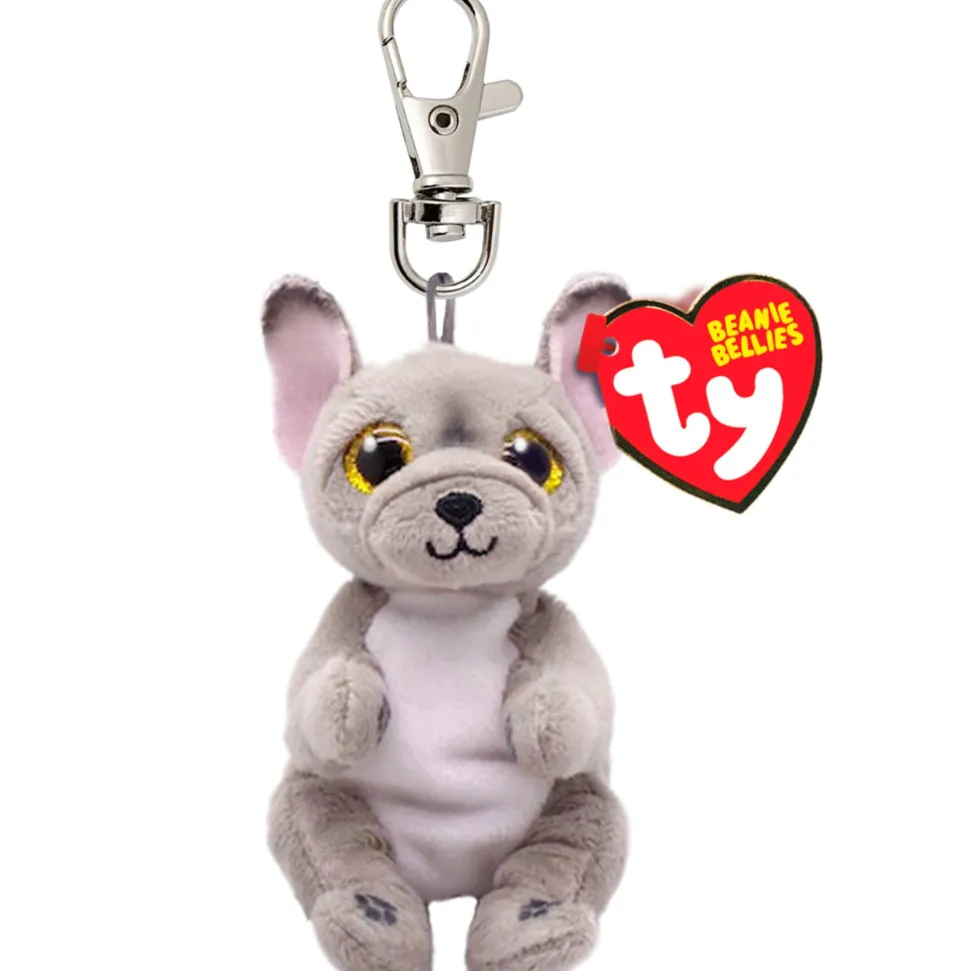 Ty Beanies Ty Beanie Bellies Clip - Wilfred Grey Dog Best