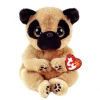 Ty Beanies Ty Beanie Bellies Regular - Izzy Tan Dog With Black Ears Fashion