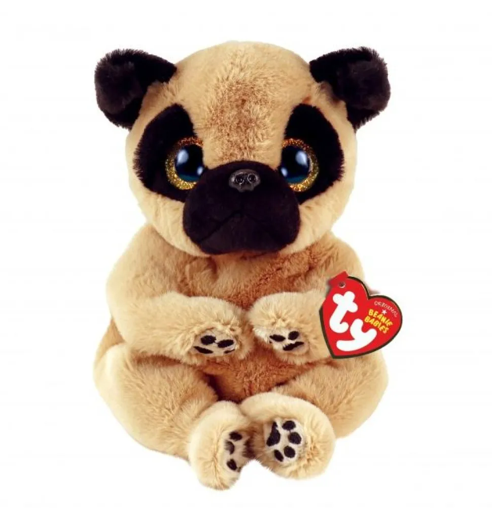 Ty Beanies Ty Beanie Bellies Regular - Izzy Tan Dog With Black Ears Fashion