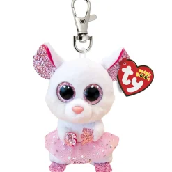 Ty Beanies Ty Beanie Boo Clip - Nina White Ballerina Mouse Hot