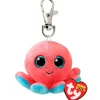 Ty Beanies Ty Beanie Boo Clip - Sheldon Coral Octopus Best Sale