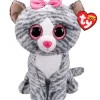 Ty Beanies Ty Beanie Boo Large - Kiki Grey Striped Cat Sale