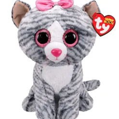 Ty Beanies Ty Beanie Boo Large - Kiki Grey Striped Cat Sale