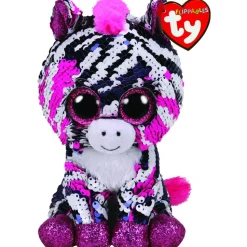 Ty Beanies Ty Beanie Boos Flippables Zoey The Zebra Flash Sale