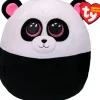 Ty Beanies Ty Squishy Beanies 25cm - Bamboo Black And White Panda Clearance