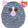 Ty Beanies Ty Squishy Beanies 25cm - Kiki Grey Striped Cat Hot