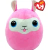 Ty Beanies Ty Squishy Beanies 25cm - Lana Pink Llama With Horn Fashion
