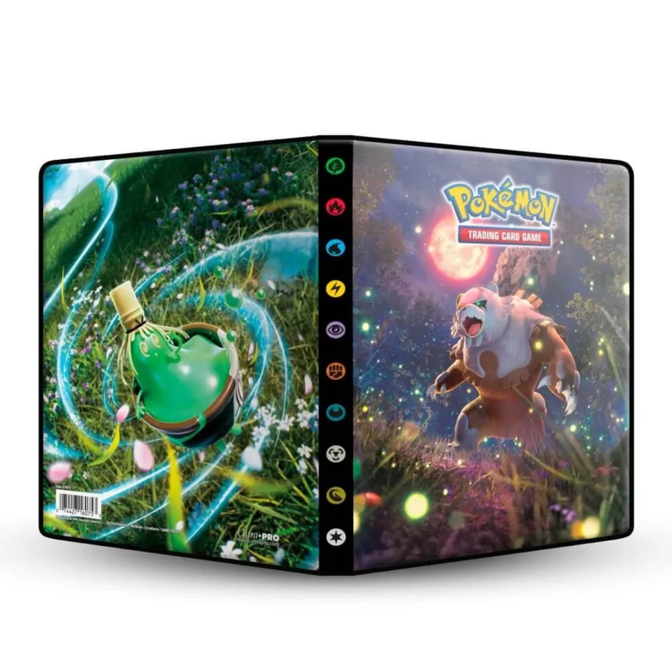 Pokemon Ultra Pro Portfolio 4 Pocket Scarlet & Violet 6 Twilight Masquerade Best