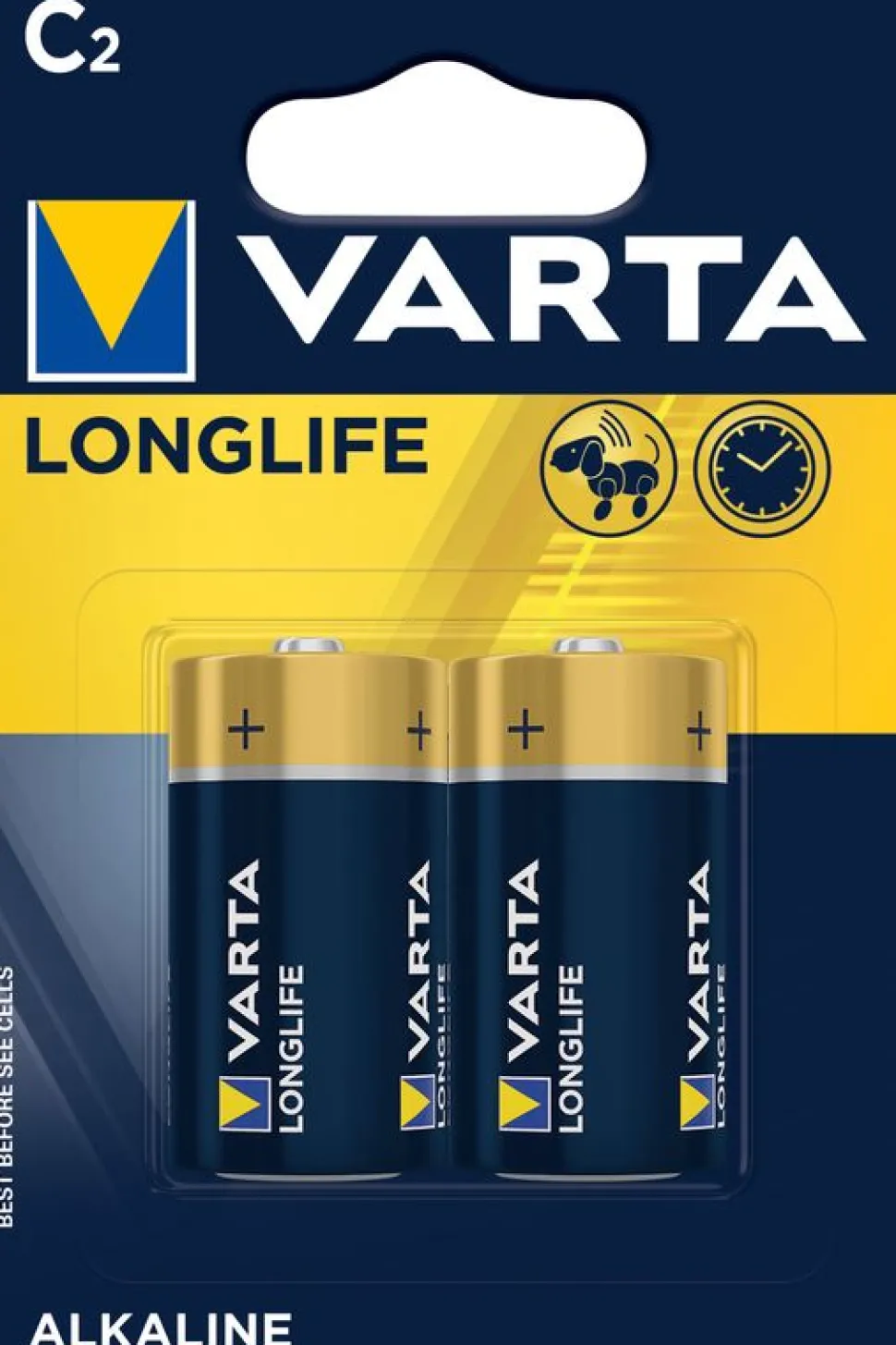 Varta Alkaline Longlife C 2 Pack Discount