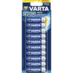 Varta High Energy Alkaline AA Battery 10 Pack Outlet
