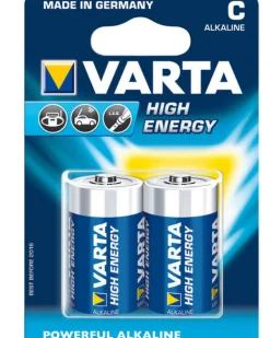 Varta High Energy Alkaline C Size Battery 2 Pack Cheap
