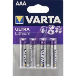 Varta Ultra Lithium AAA Battery 4 Pack Shop