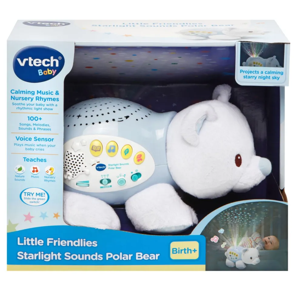 VTech Baby Little Friendlies Starlight Sounds Polar Bear Flash Sale