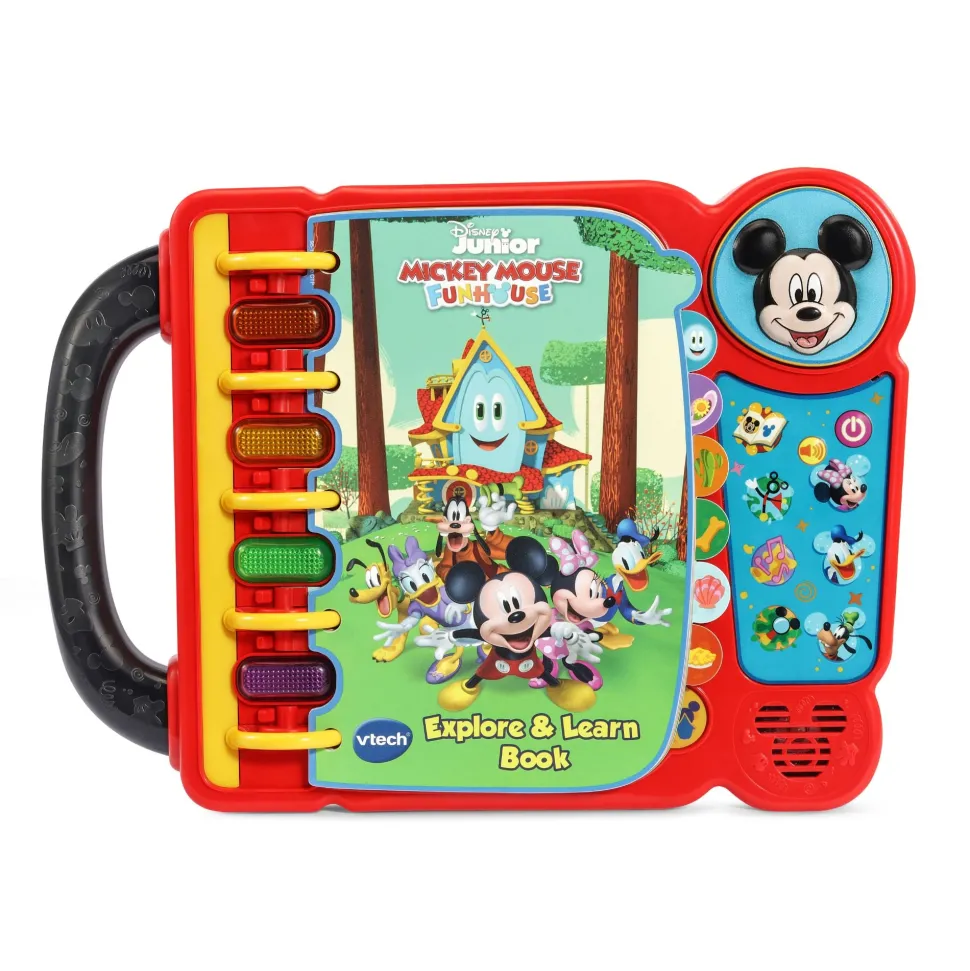 VTech Disney Junior Mickey Mouse Funhouse Explore & Learn Book Cheap