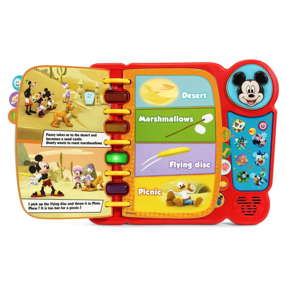 VTech Disney Junior Mickey Mouse Funhouse Explore & Learn Book Cheap