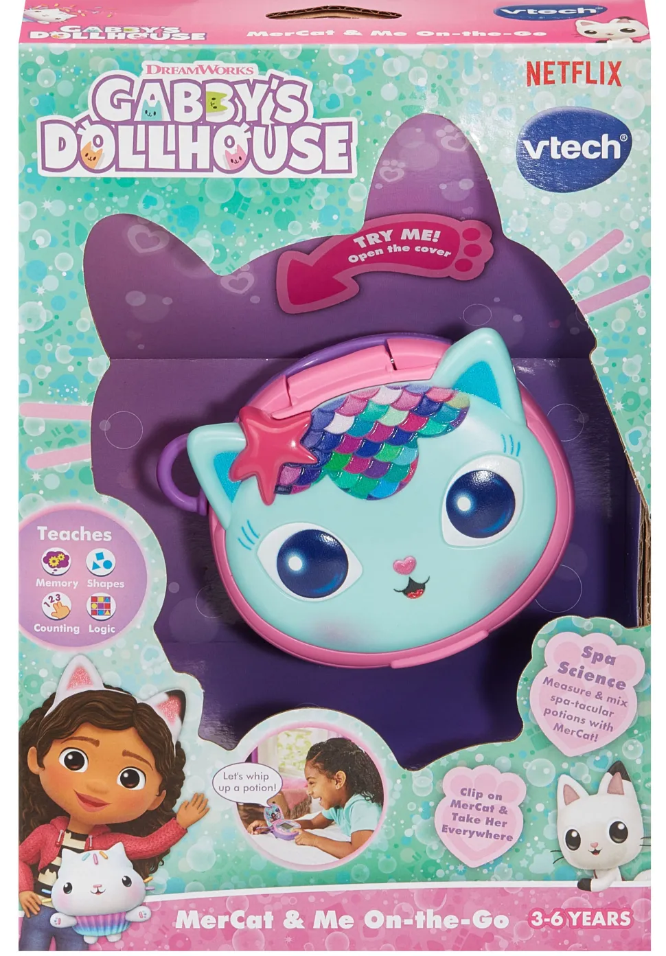 VTech Gabby's Dollhouse Mercat & Me On-The-Go Outlet