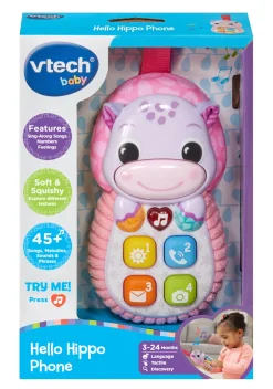 VTech Hello Hippo Phone - Pink Online