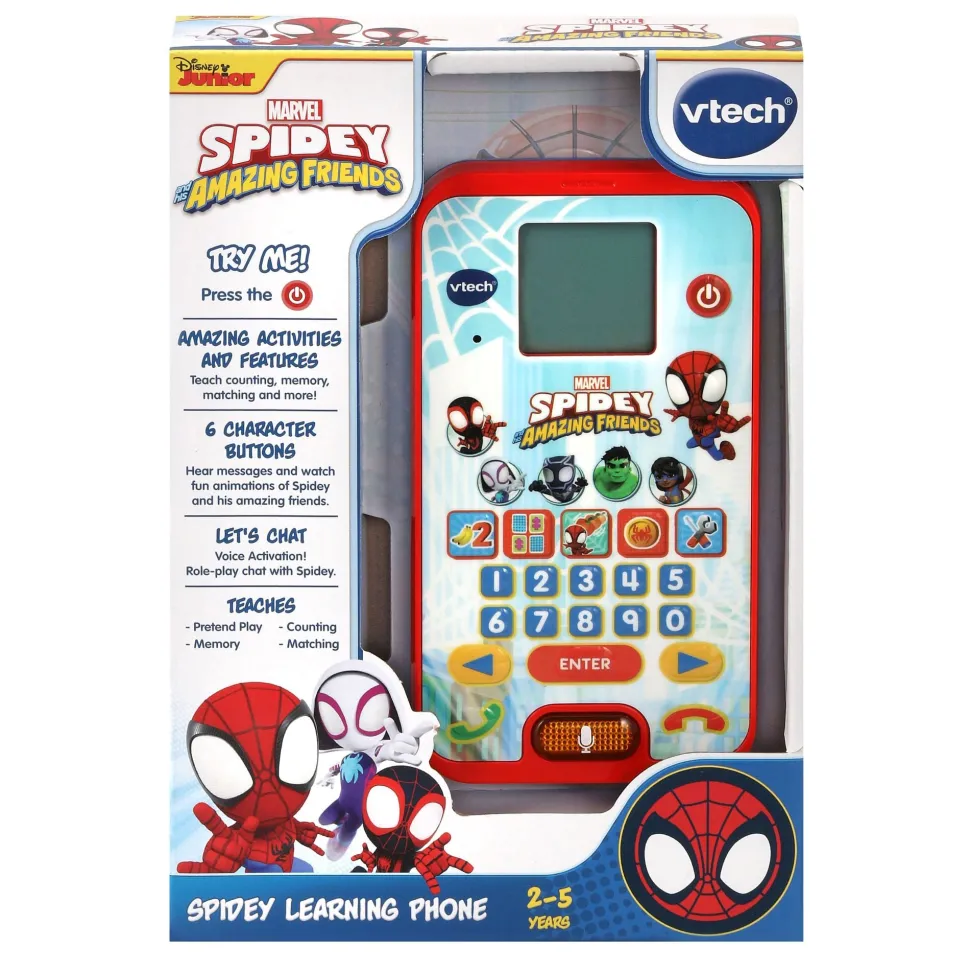 VTech Marvel Spidey Learning Phone Best Sale