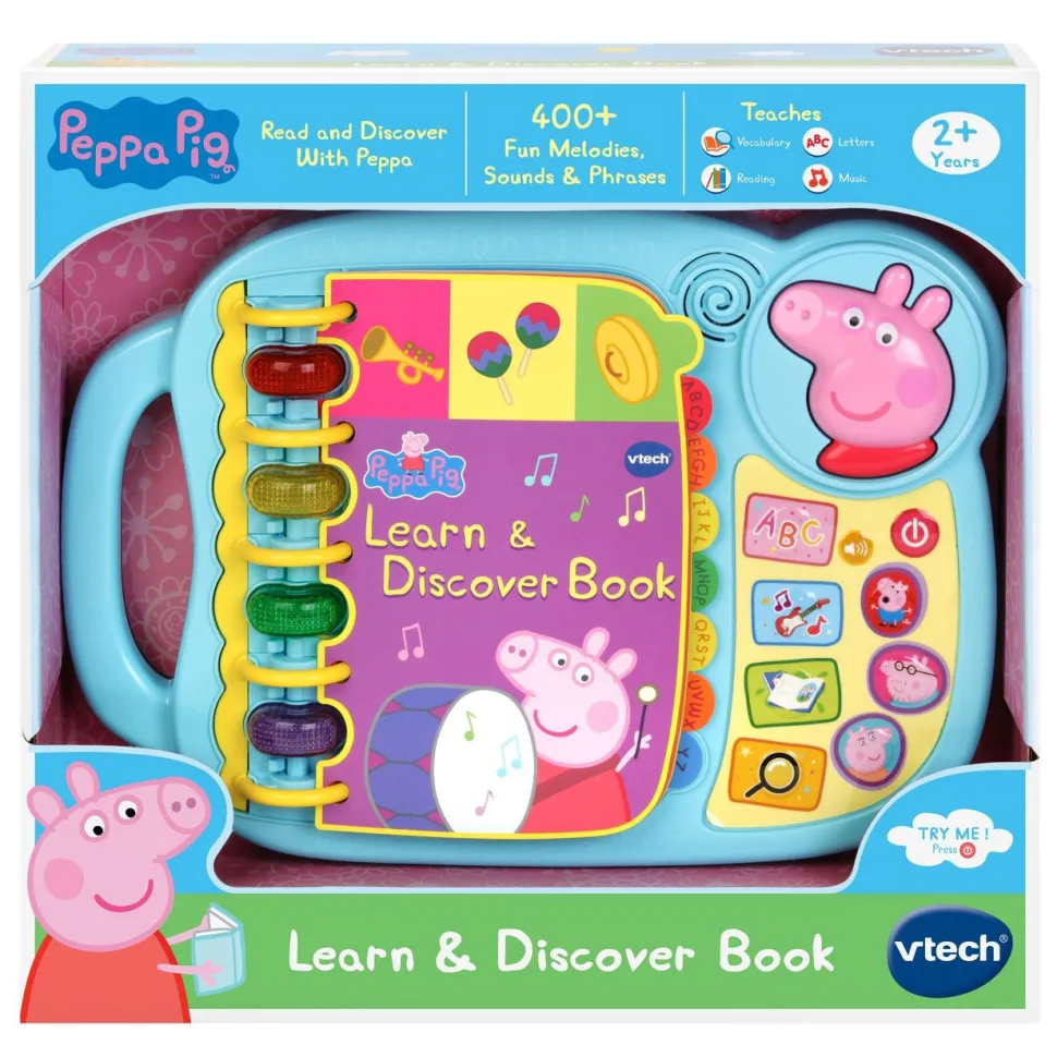VTech Peppa Pig Learn & Discovery Book Cheap