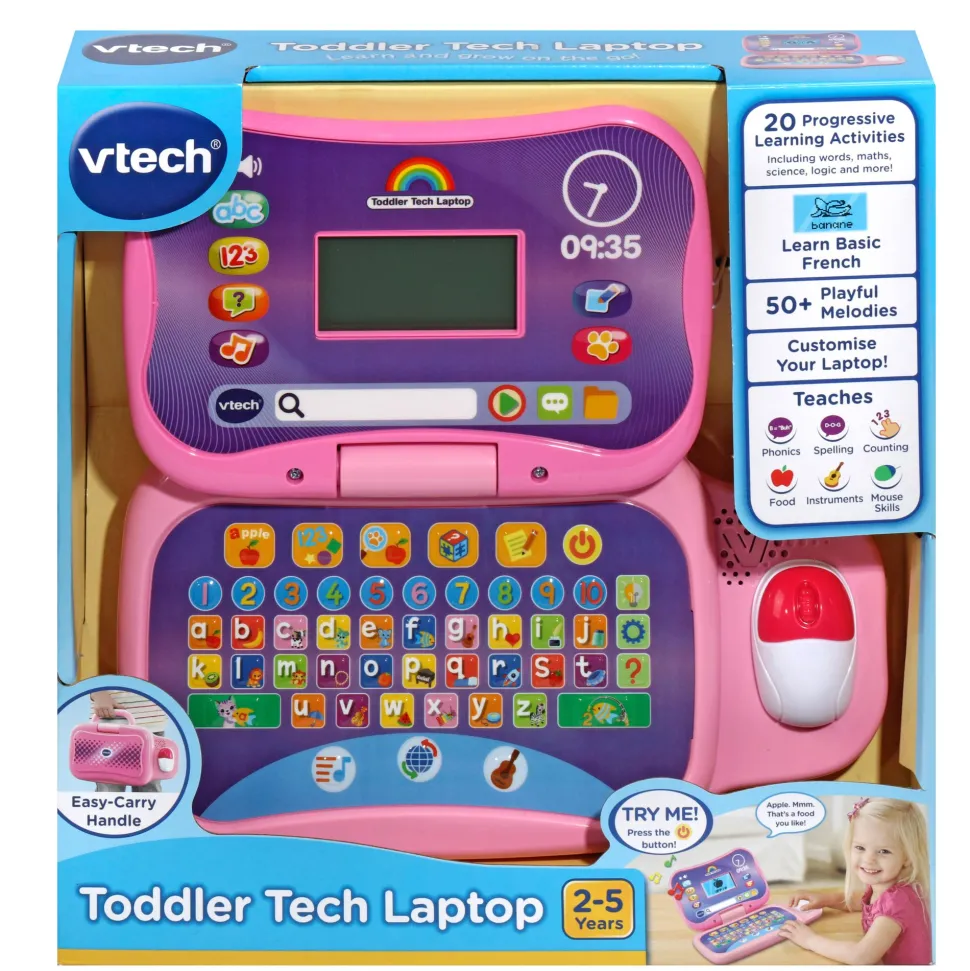 VTech Toddler Tech Laptop Pink Sale