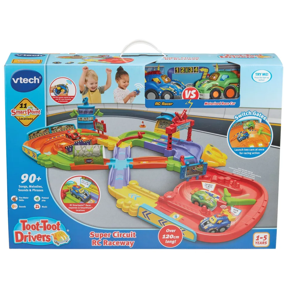 VTech Toot-Toot Driver Super Circuit RC Raceway New