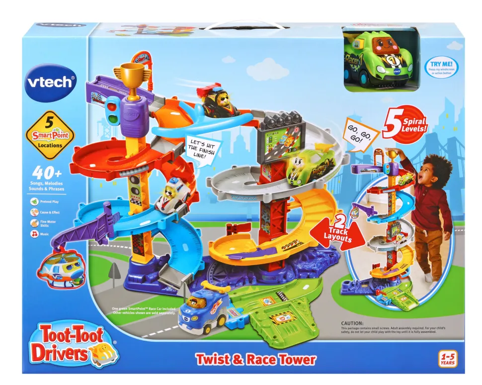 VTech Toot-Toot Drivers Twist & Race Tower Shop