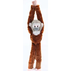 Wild Republic Ecokins Hanging Squirrel Monkey 22 Inch Clearance